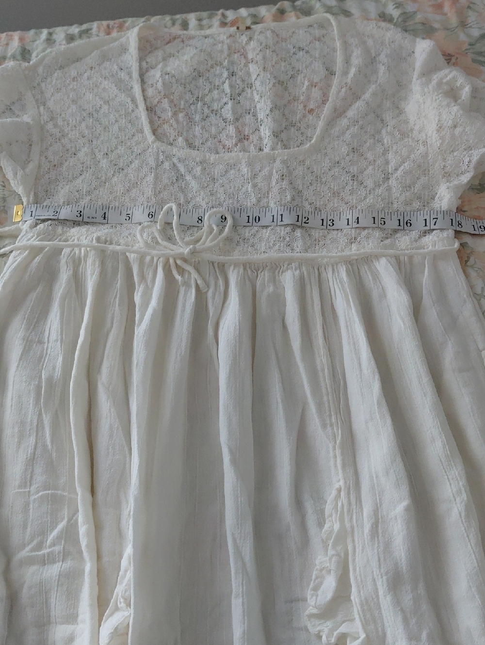 Free People Bring The Romance Handkerchief Hem Maxi Dress - Picture 8 of 8
